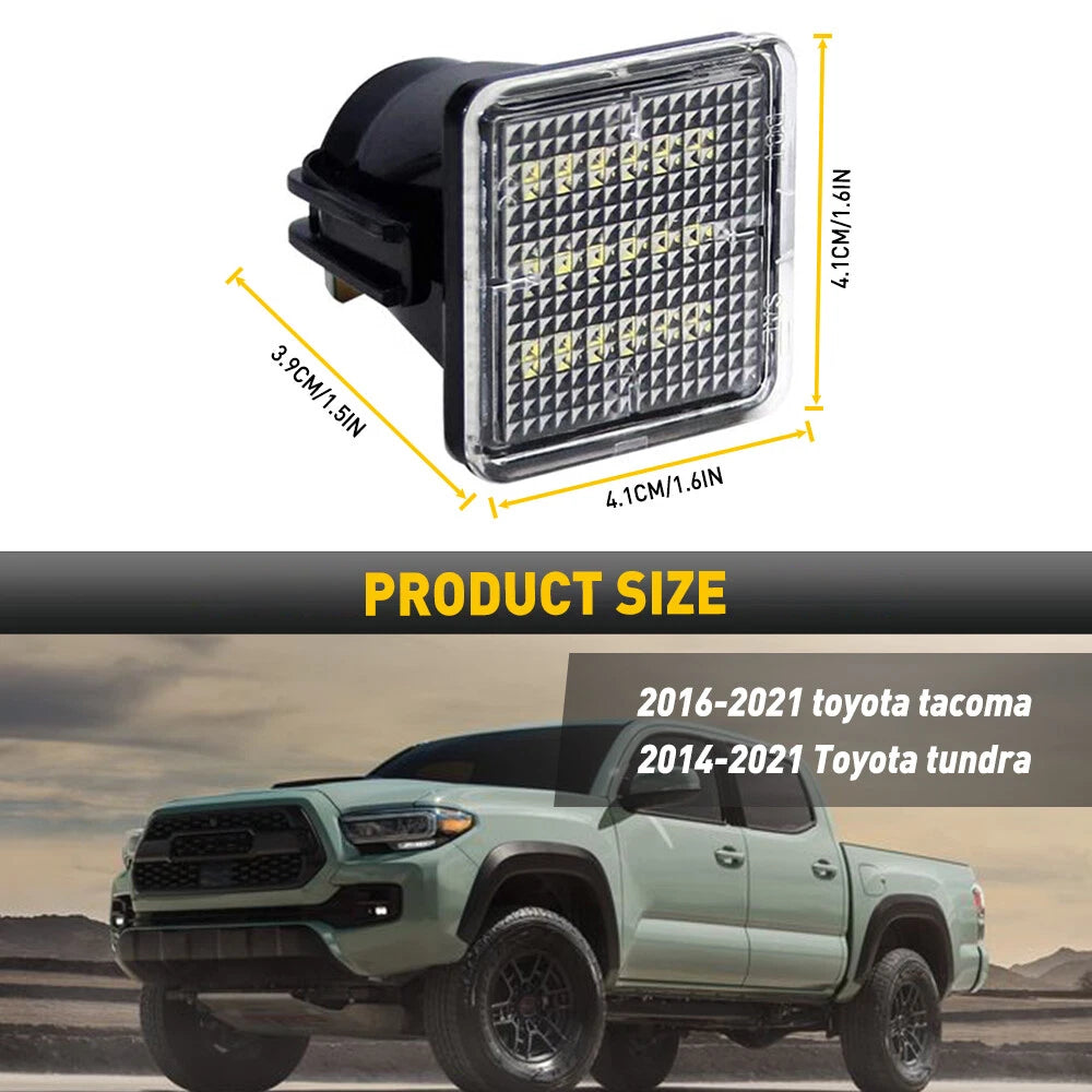 LED License Plate Lights for Toyota Tacoma (2016–2021)