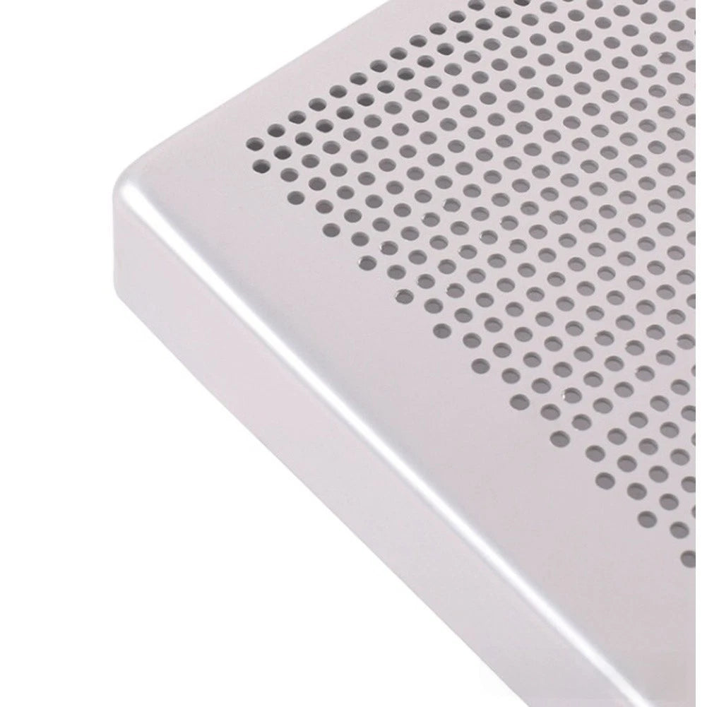 Set of 2 Perforated Aluminum Baking Pans 28x28cm Non-Slip