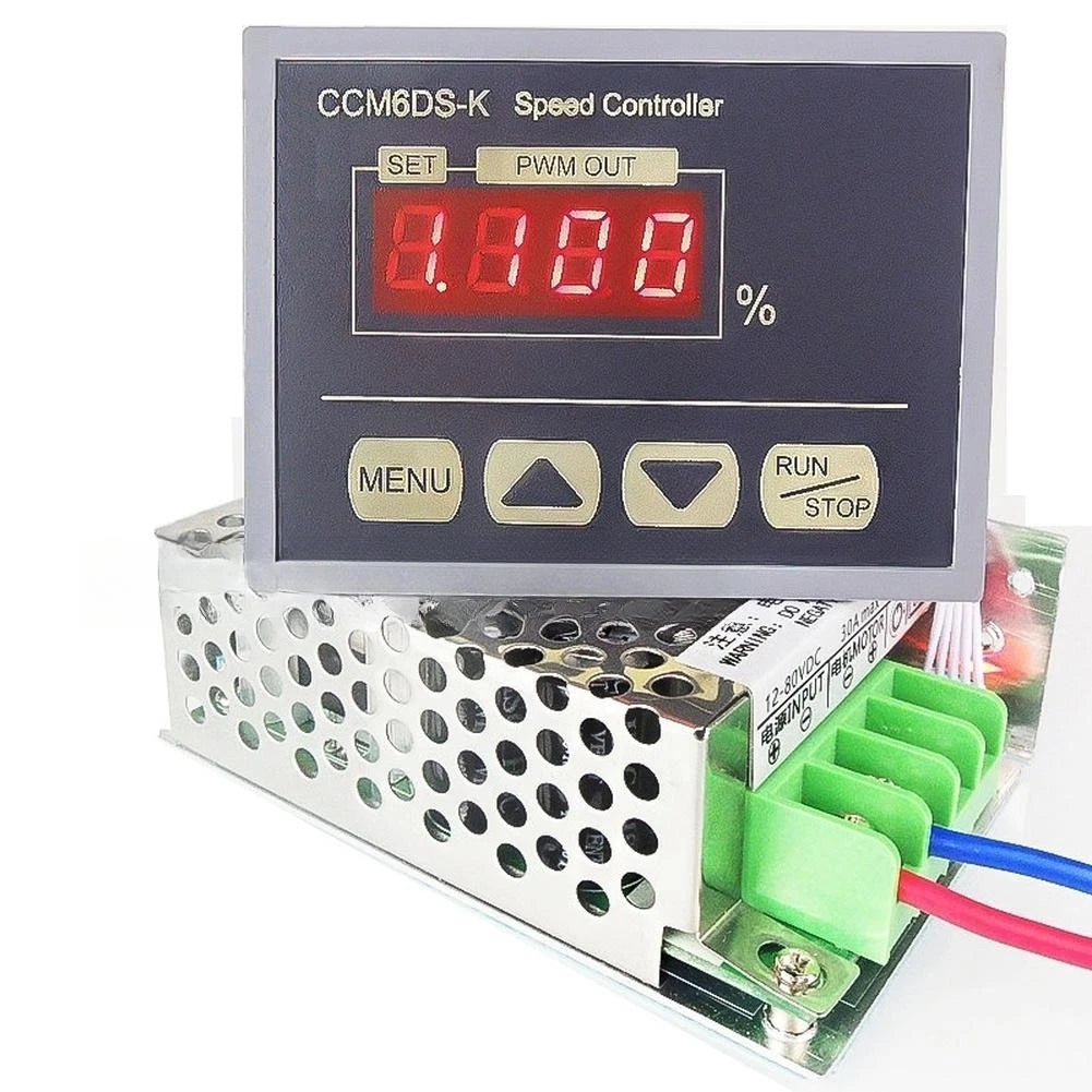 Digital Display for Brushed DC Motor (Adjustable Ramp Up/Down Time)