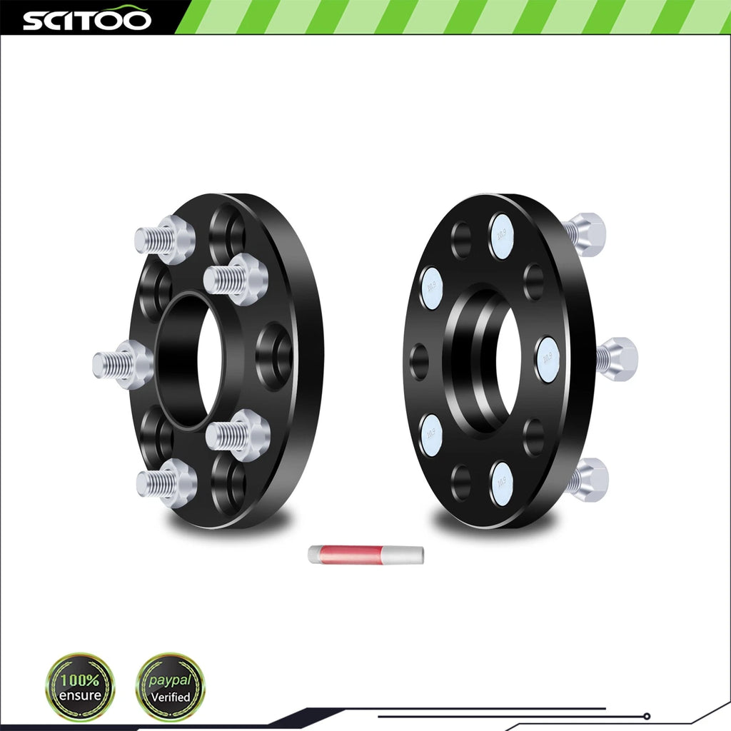 2X 15mm Hub Centric Wheel Spacers 5x4.5 12x1.5 for Honda Accord CR-V (1998–2022)