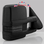 Pair Towing Mirrors for Chevy Silverado Sierra (2003–2006) Power Heated LED
