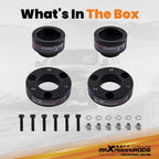 2" Front 1.5" Rear Lift Spacer Kit for Dodge Ram 1500 (2009–2023) Aluminum