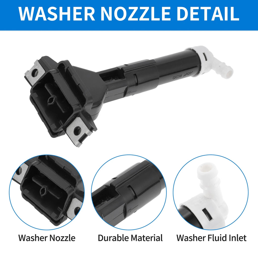 Front Driver Side Headlight Washer Nozzle for Honda CR-V (2012–2018) No. 76885T0AS01