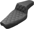 SADDLEMEN Step-Up Seat for XL 879-03-175 (Full Lattice Stitch, Black)