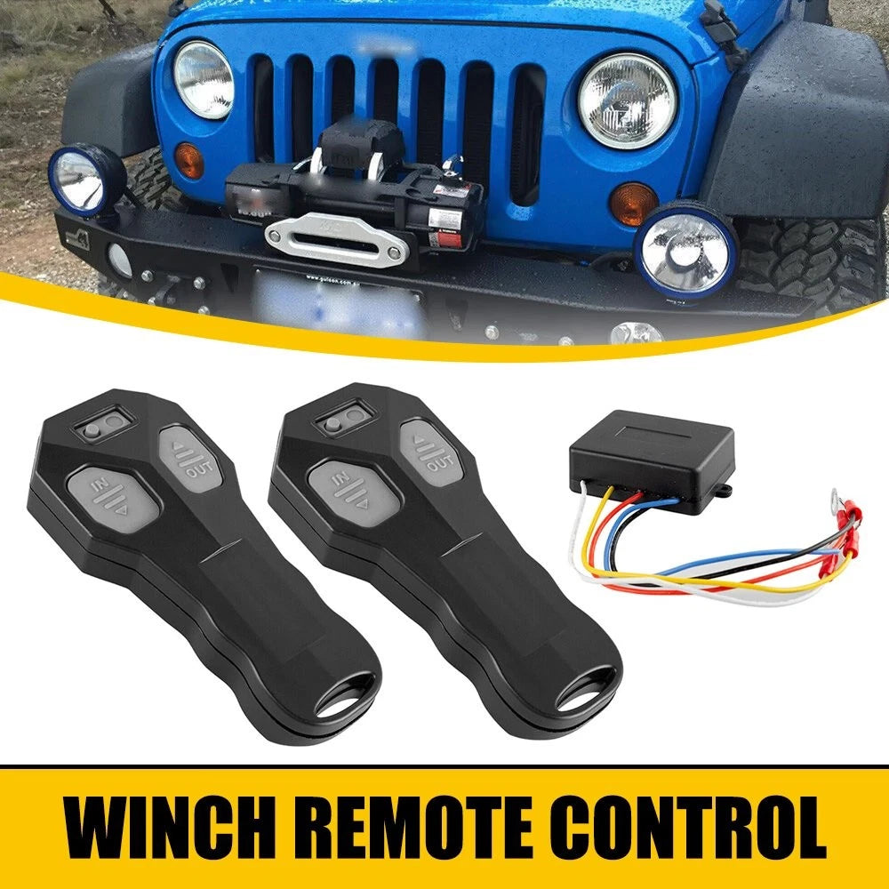 Wireless Winch Remote Control Kit for Jeep Truck ATV SUV (DC 12V)