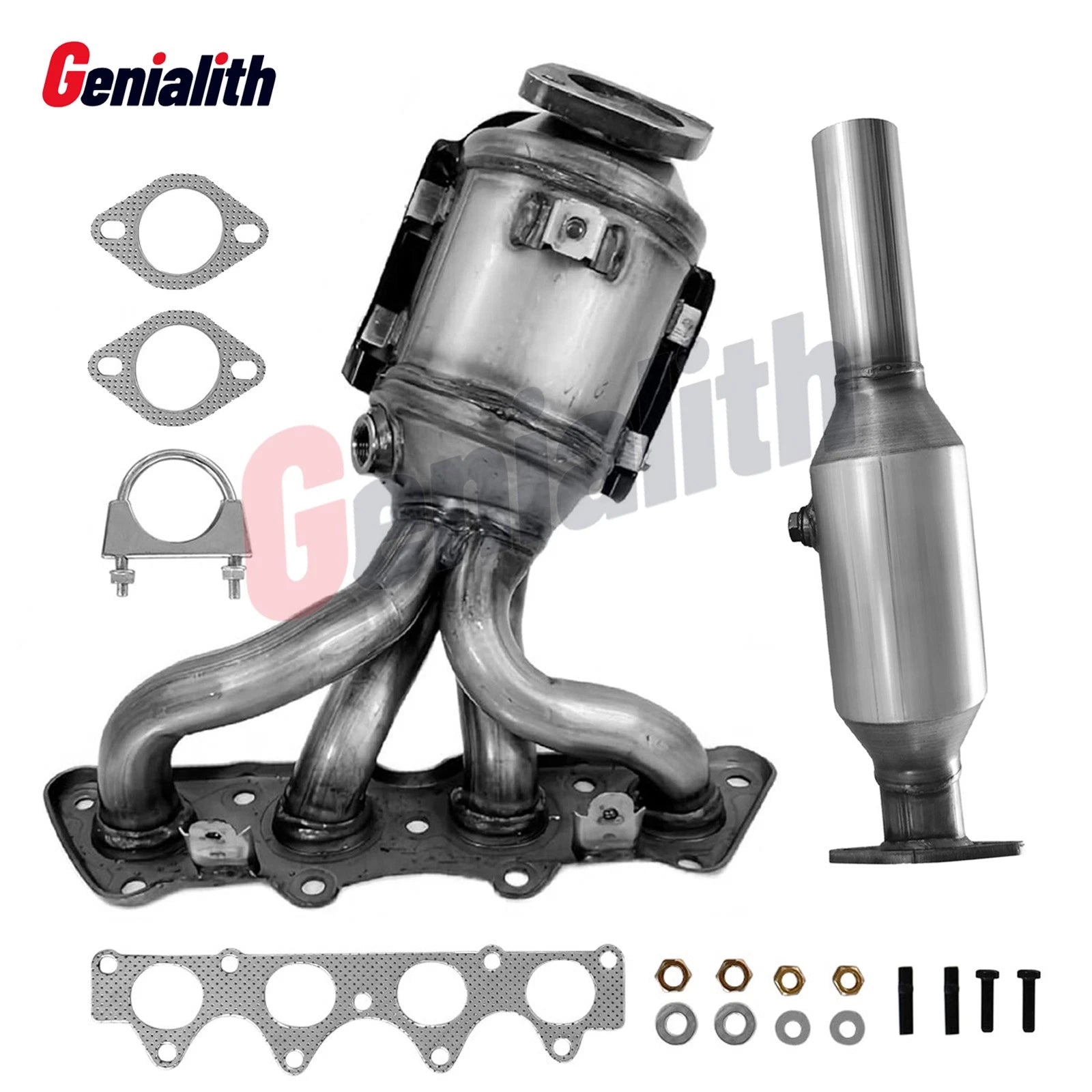 Front & Rear Catalytic Converters for Hyundai Accent Kia Rio Soul 1.6L (2012–2017)