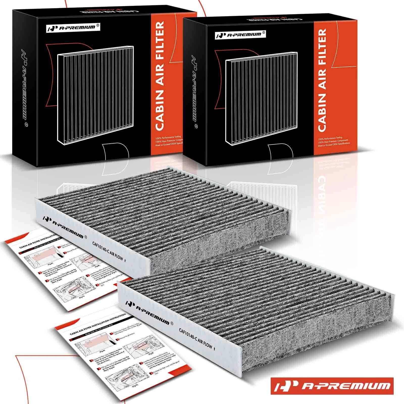 2X Activated Carbon Cabin Air Filter for Infiniti FX35 (2003–2008)