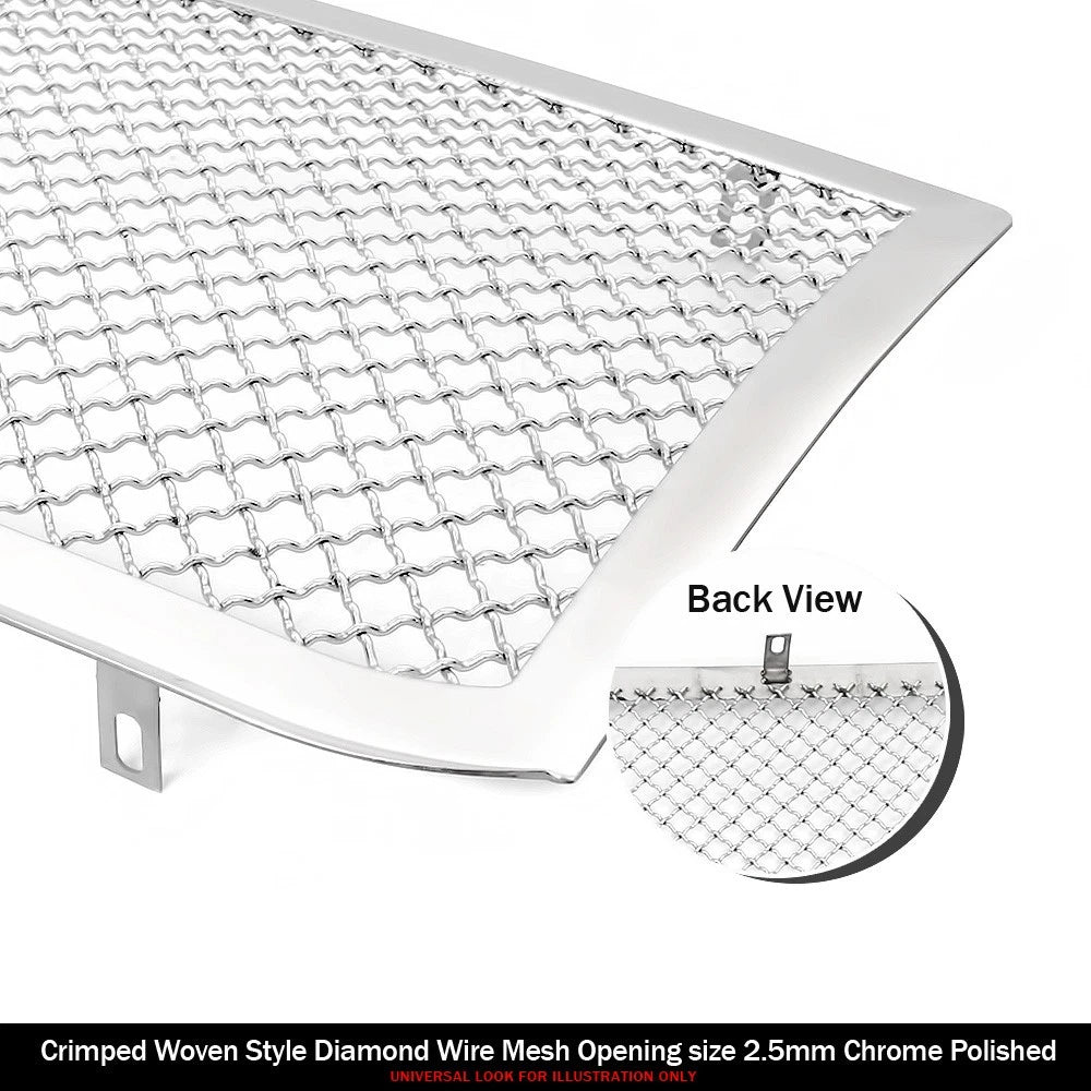 Stainless Chrome Mesh Grille Insert for Ram 1500 Rebel (2019-2024)