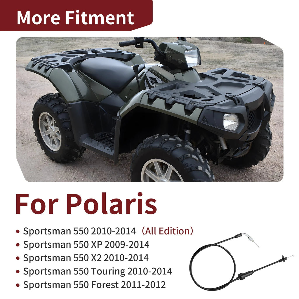 Throttle Cable for Polaris Sportsman 550 XP X2 Touring (2010–2014) #7081576