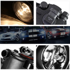 Clear Lens Fog Lights for Nissan Rogue (2014–2016)