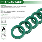 Set of 5 Oil Seal Rotary Shaft Seal 18x25x5mm High Pressure Green