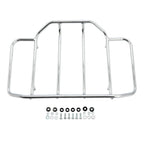 Chrome/Black Trunk Top Luggage Rack for Harley Touring (1984–2024)