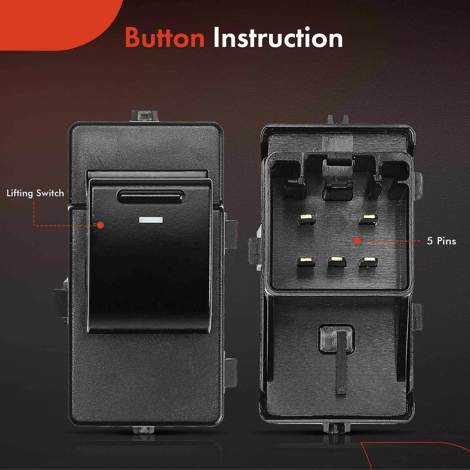 Power Window Switch for Ford Taurus (2008-2009)