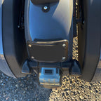 Curved License Plate Mount Bracket for Harley Softail Dyna (YYYY–YYYY)