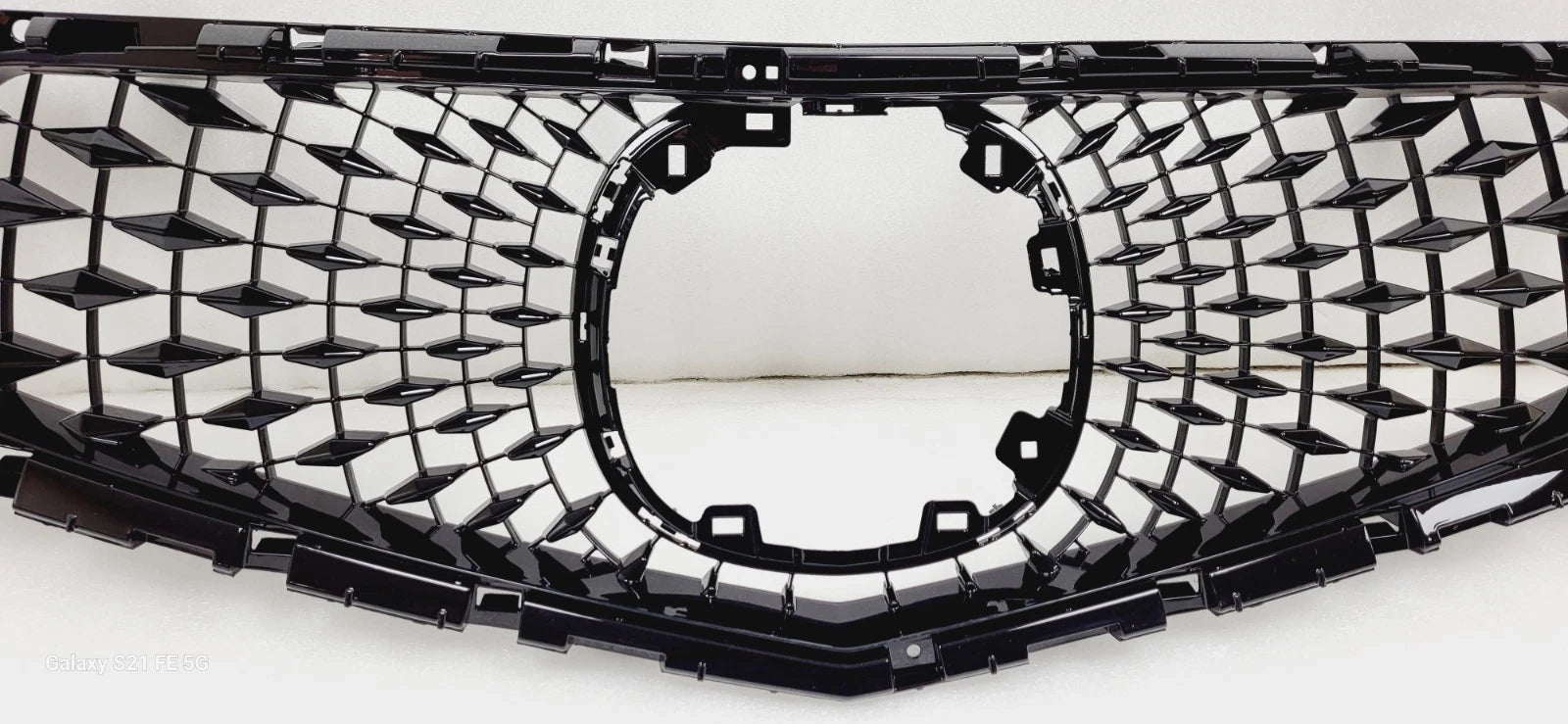 Front Bumper Upper Grille for Acura RDX (2019–2021) Gloss Black 71121-TJB