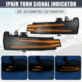 1 Pair LED Wing Mirror Indicator Repeater Light A2129067501 for Mercedes W176 (2013–2018)