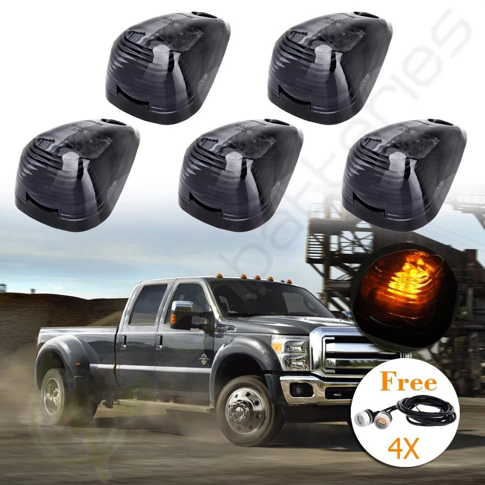 5x Amber LED Roof Lights + Fog Lights for Ford F150 F250 F350 (1999–2016)