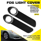 Fog Light Cover Bezel Trim Set for Toyota Avalon (2008–2010) w/ Chrome Ring