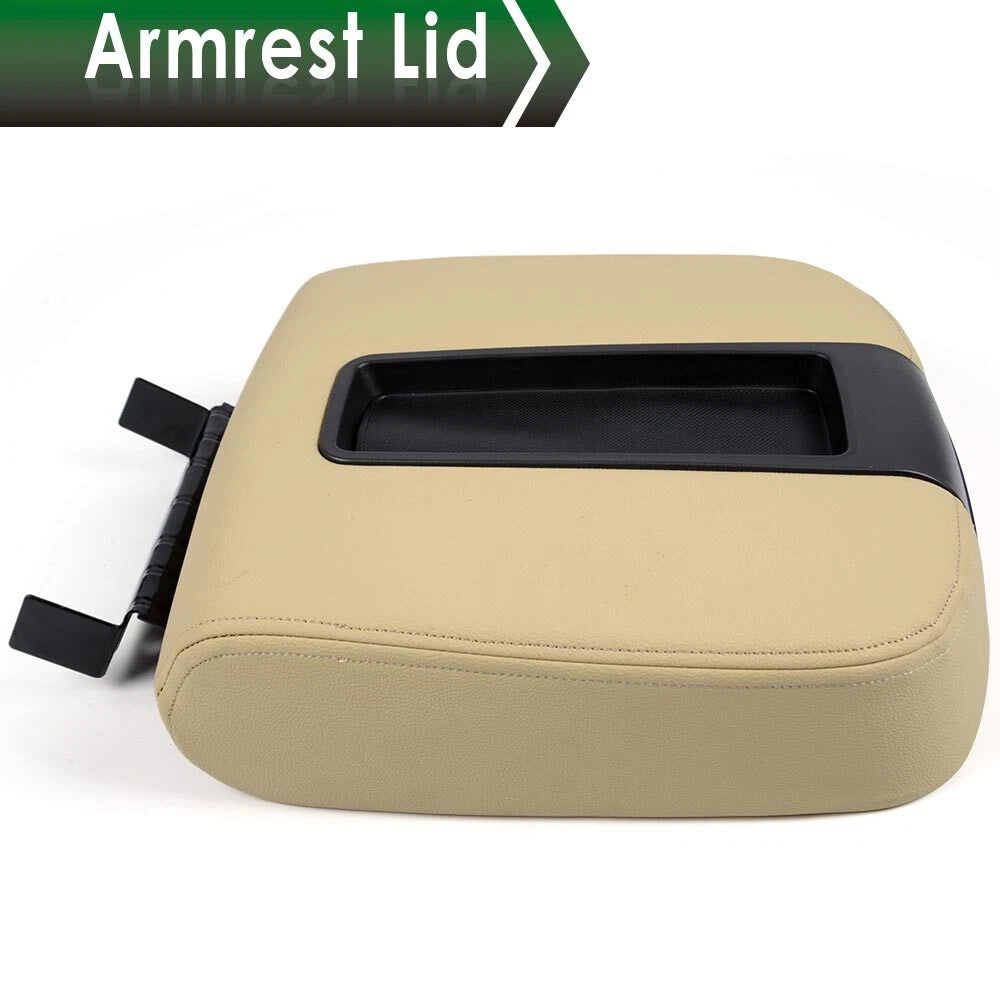 Center Console Armrest Lid for Chevy Silverado GMC Sierra (2007–2014) Beige