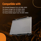 Coolant Radiator for Isuzu Amigo/Rodeo 3.2L V6 (1998-2004)