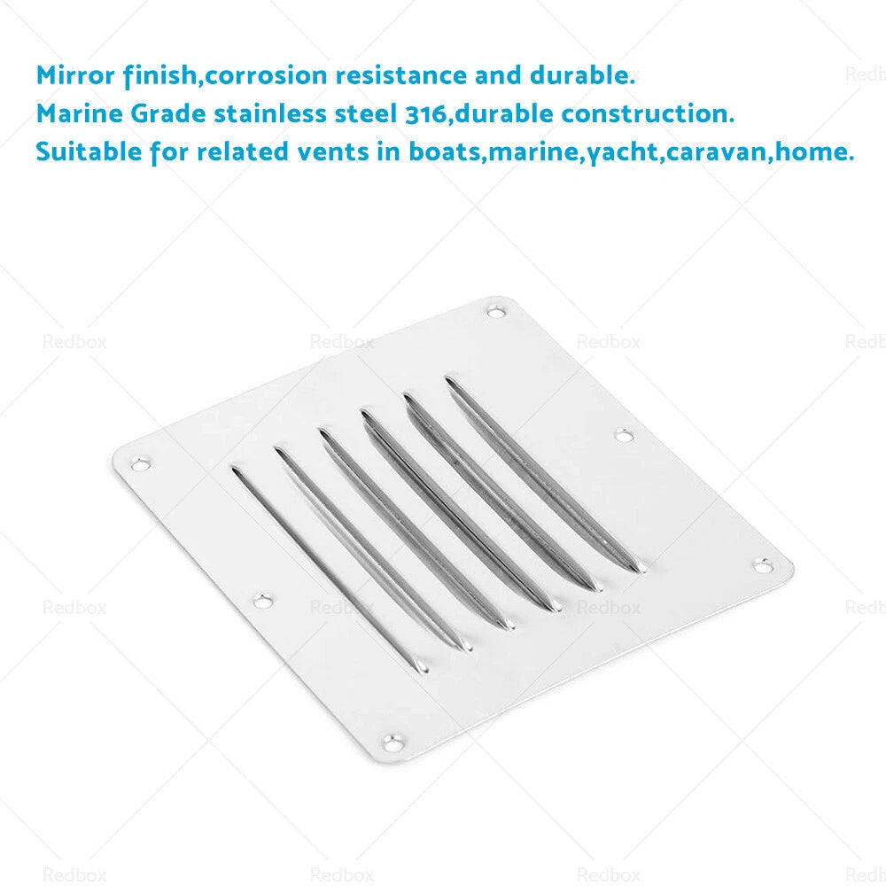Rectangular Air Vent for Caravan Boat Wall Eave