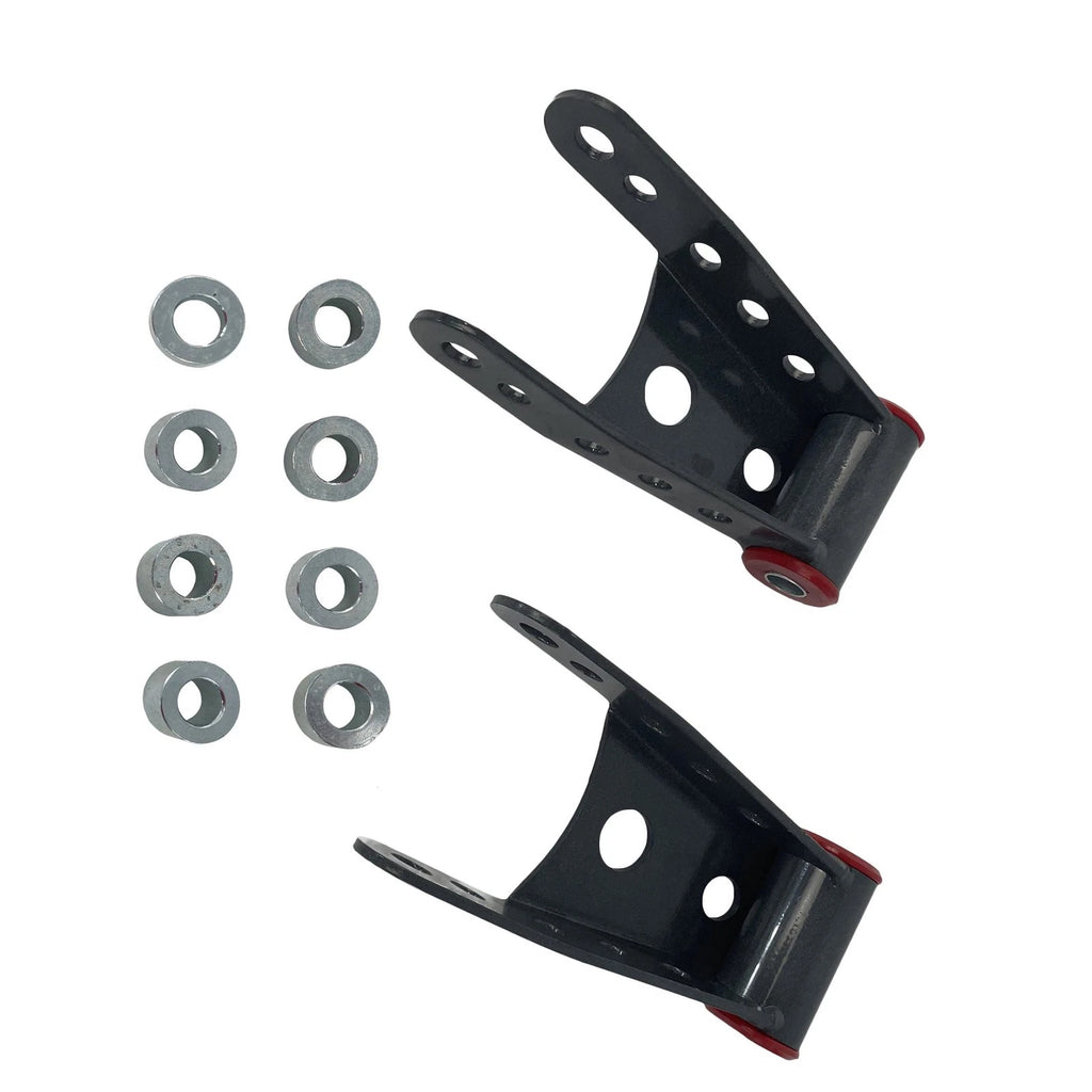 2X Rear Drop Shackle Kit for Ford F150 (2015–2020) 2WD & 4WD 499-211