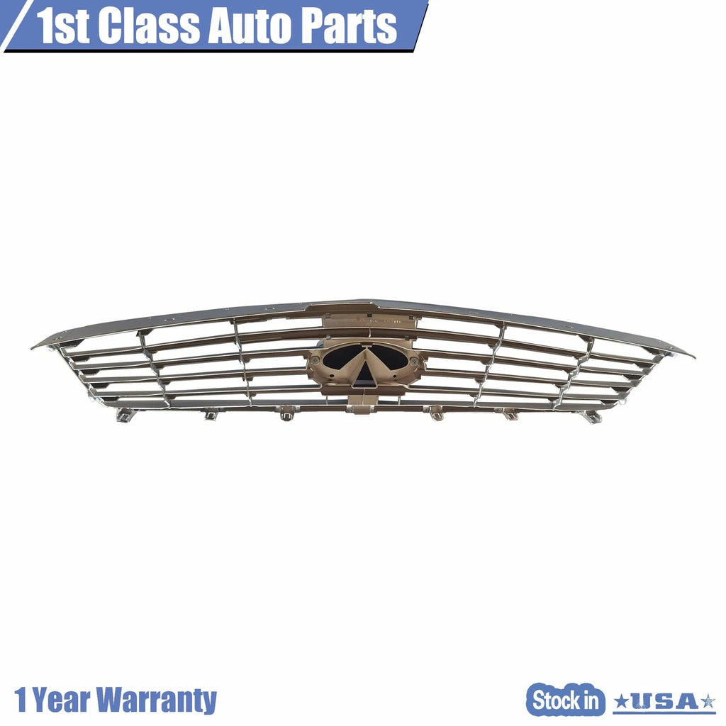 Chrome Front Radiator Grille for Infiniti EX35 EX37 QX50 (2008-2016)