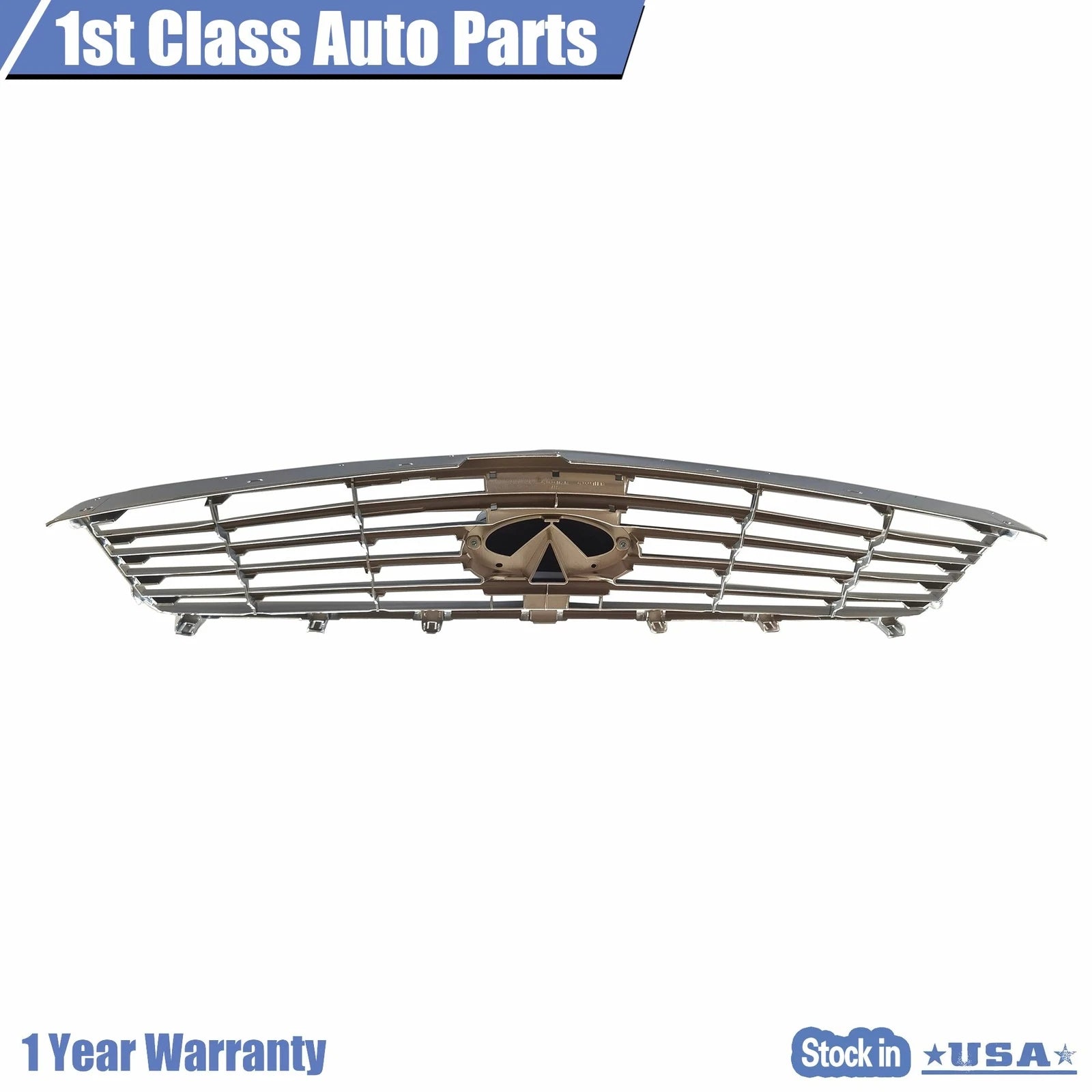 Chrome Front Radiator Grille for Infiniti EX35 EX37 QX50 (2008-2016)