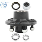 5 on 4.5" Trailer Hub Kit with Bearings for 3500 lbs #84 Spindle