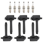 6pc Ignition Coil & Spark Plug Pack for Chrysler Dodge Ram 1500 Jeep Grand (2002–2021) UF807