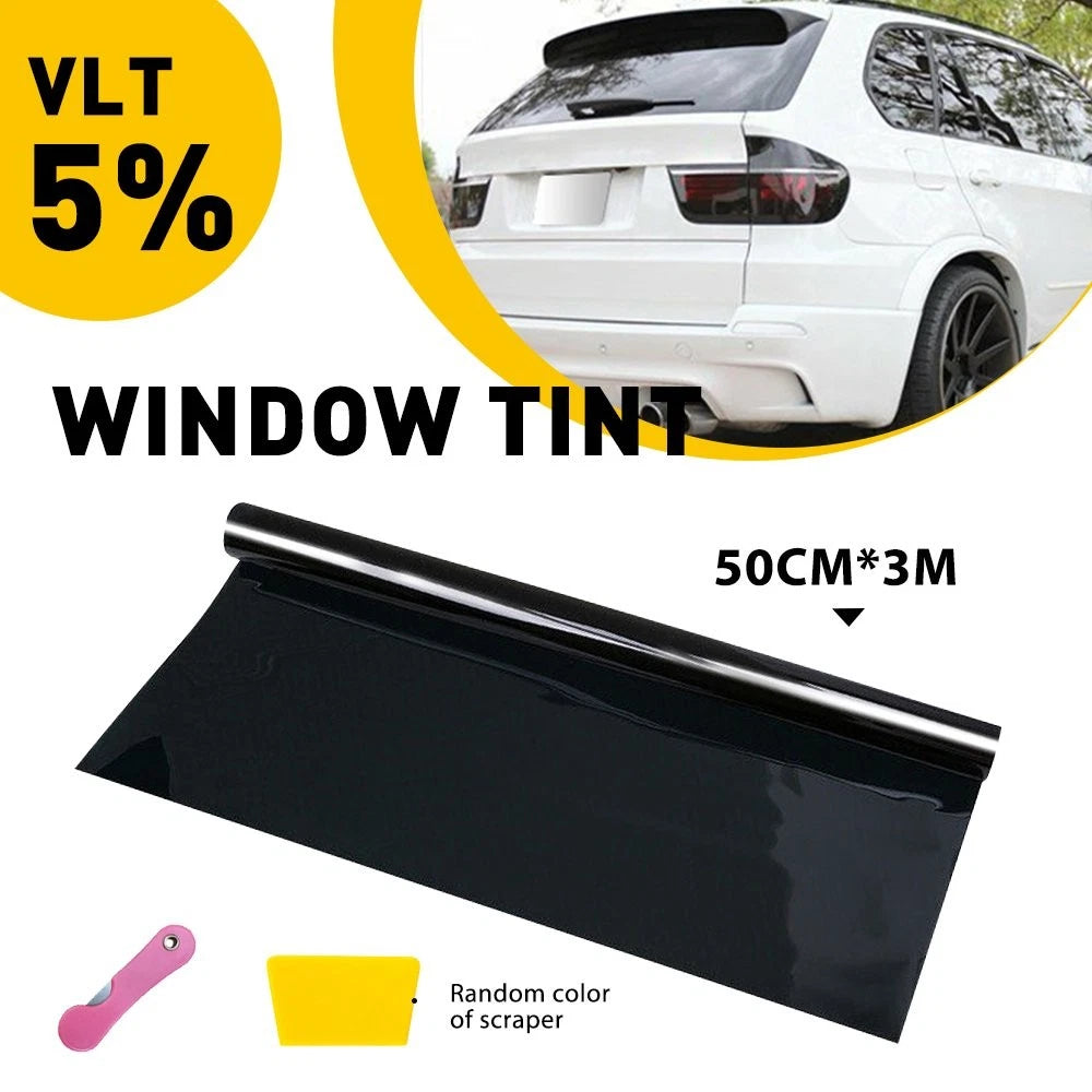 Window Tint Film 20" x 10ft Roll 5% VLT for Car Home Office Glass
