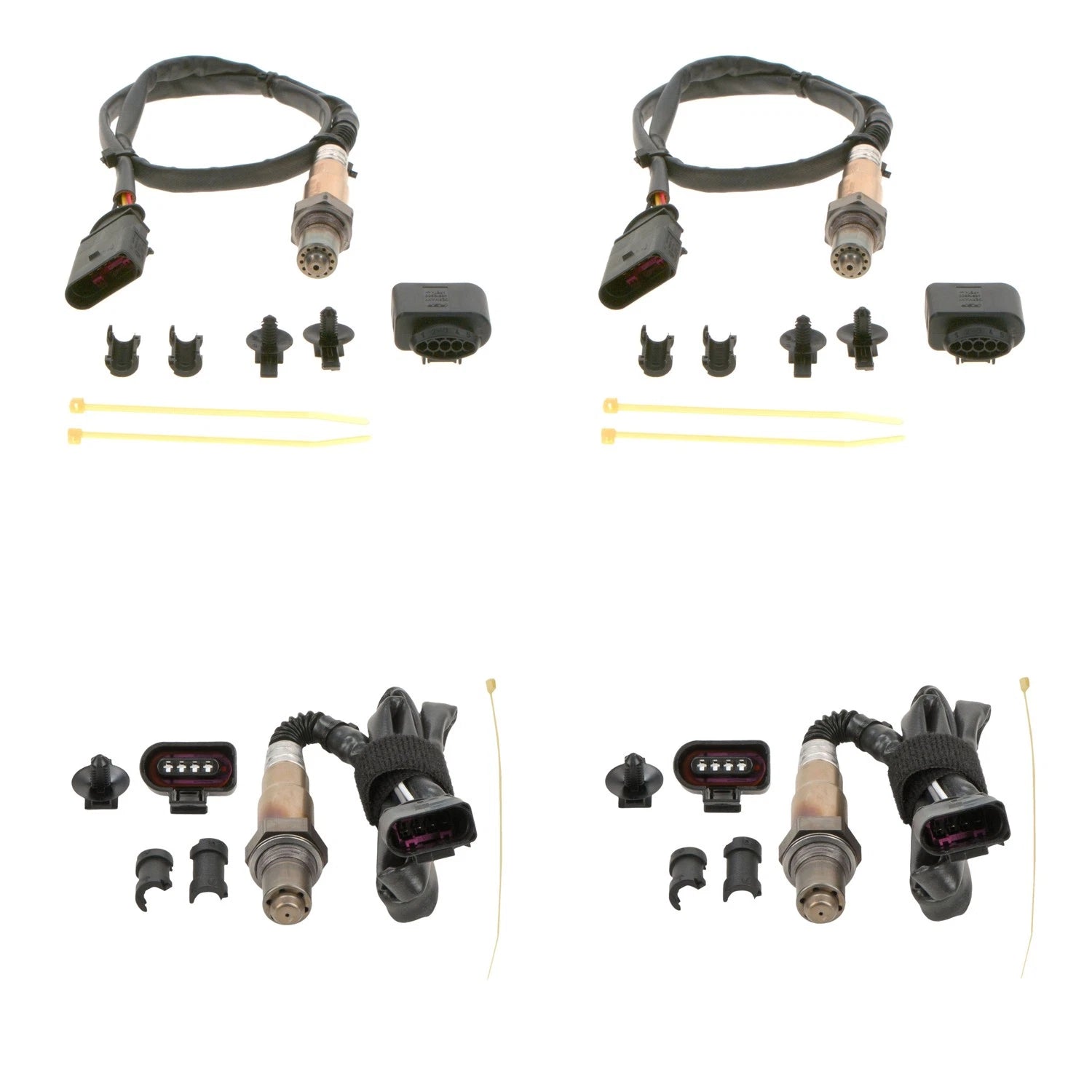 Set of 2 Bosch Oxygen Sensors for Audi RS5 4.2L V8 (2013–2015)