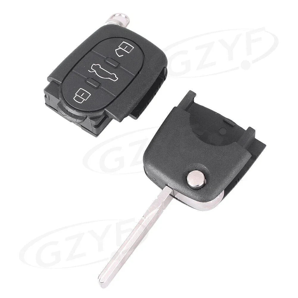 Remote Key Fob Case Shell Blade for Audi A2 A3 A4 A6 A8 TT