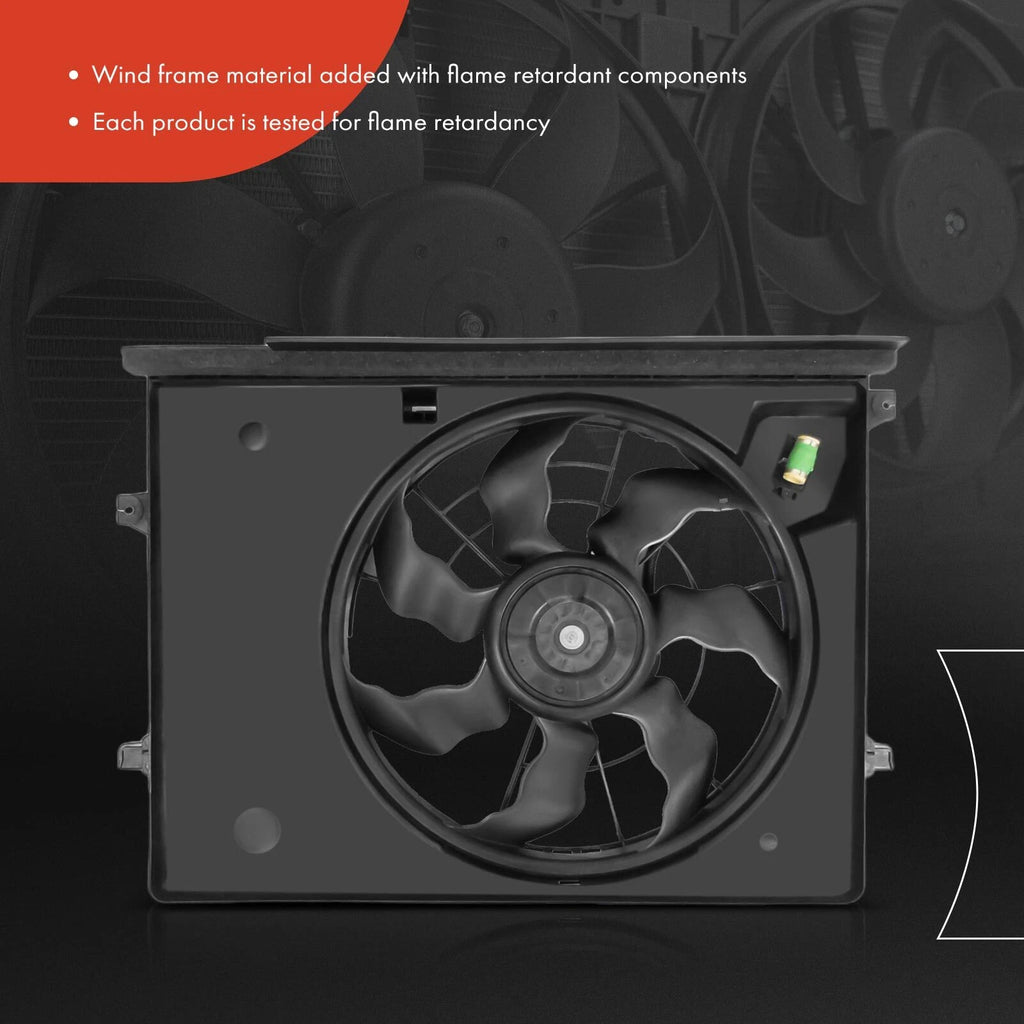 Cooling Fan Assembly with Shroud for Kia Sedona (2015–2018)