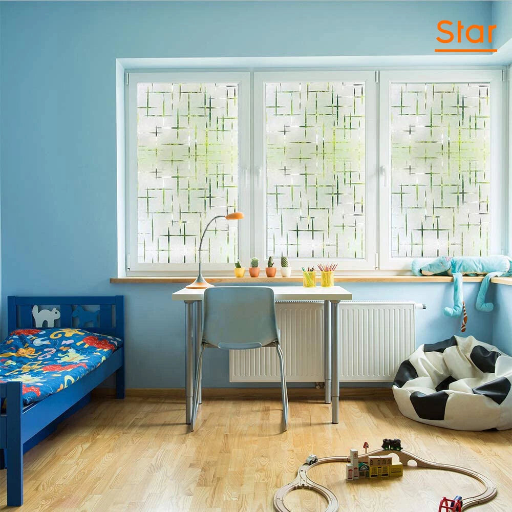 2D Reflective Window Film for Cars (Static Cling, Decorative Privacy)