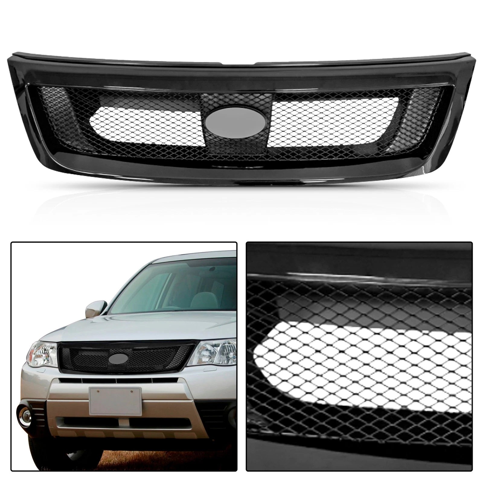 Front Bumper Grille for Subaru Forester (2008-2012)