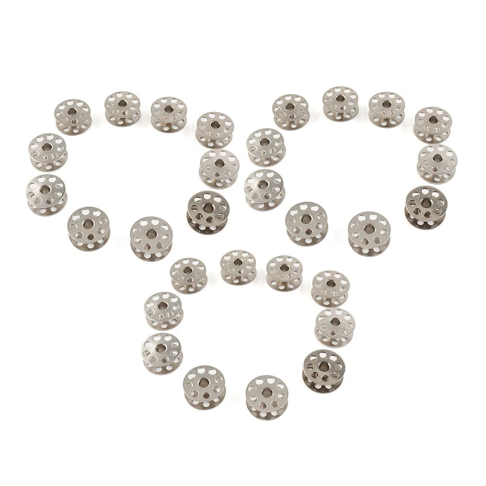 30X Metal Large Bobbins M Size for Juki DNU-241, DNU-1541, DNU-1541S