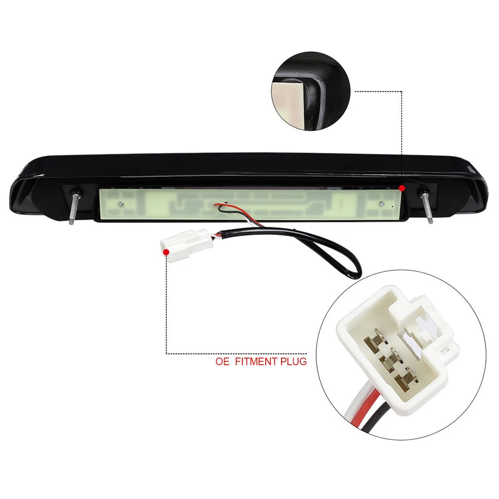 Projector Headlight Set for Toyota Corolla (2014–2016) Black Housing