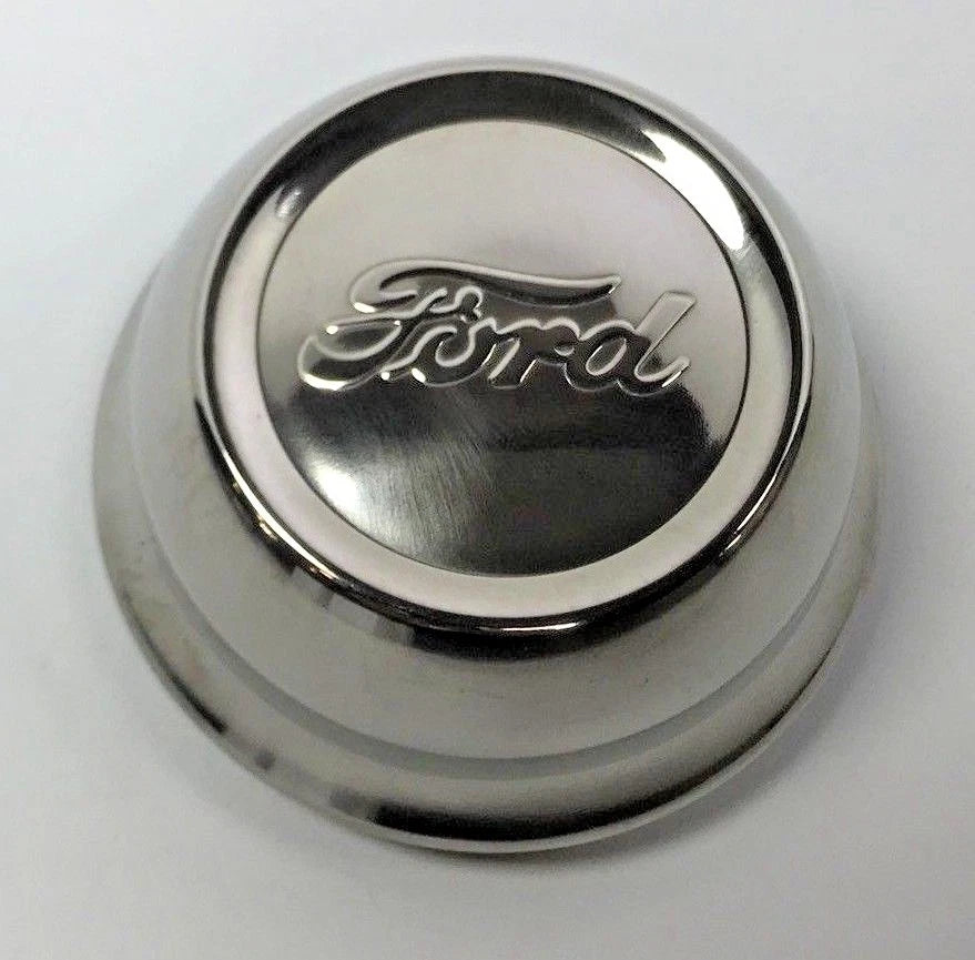 Stainless Steel Center Hubcap Replacement for 1928-1929 Ford Model A (Script)