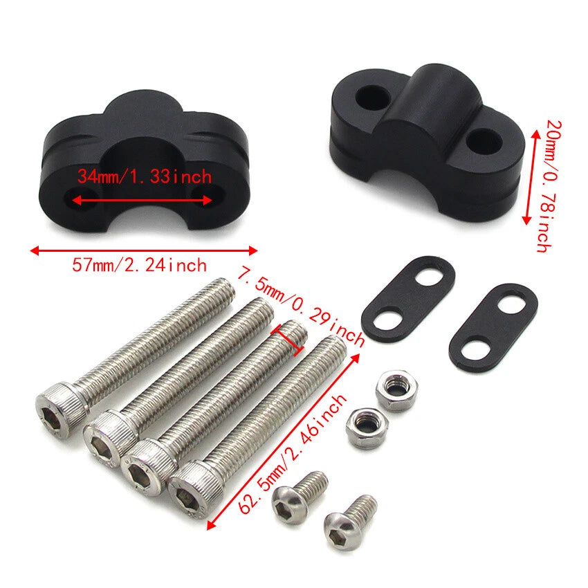 Handle Bar Risers for Kawasaki Z900 ZR900 (2020)