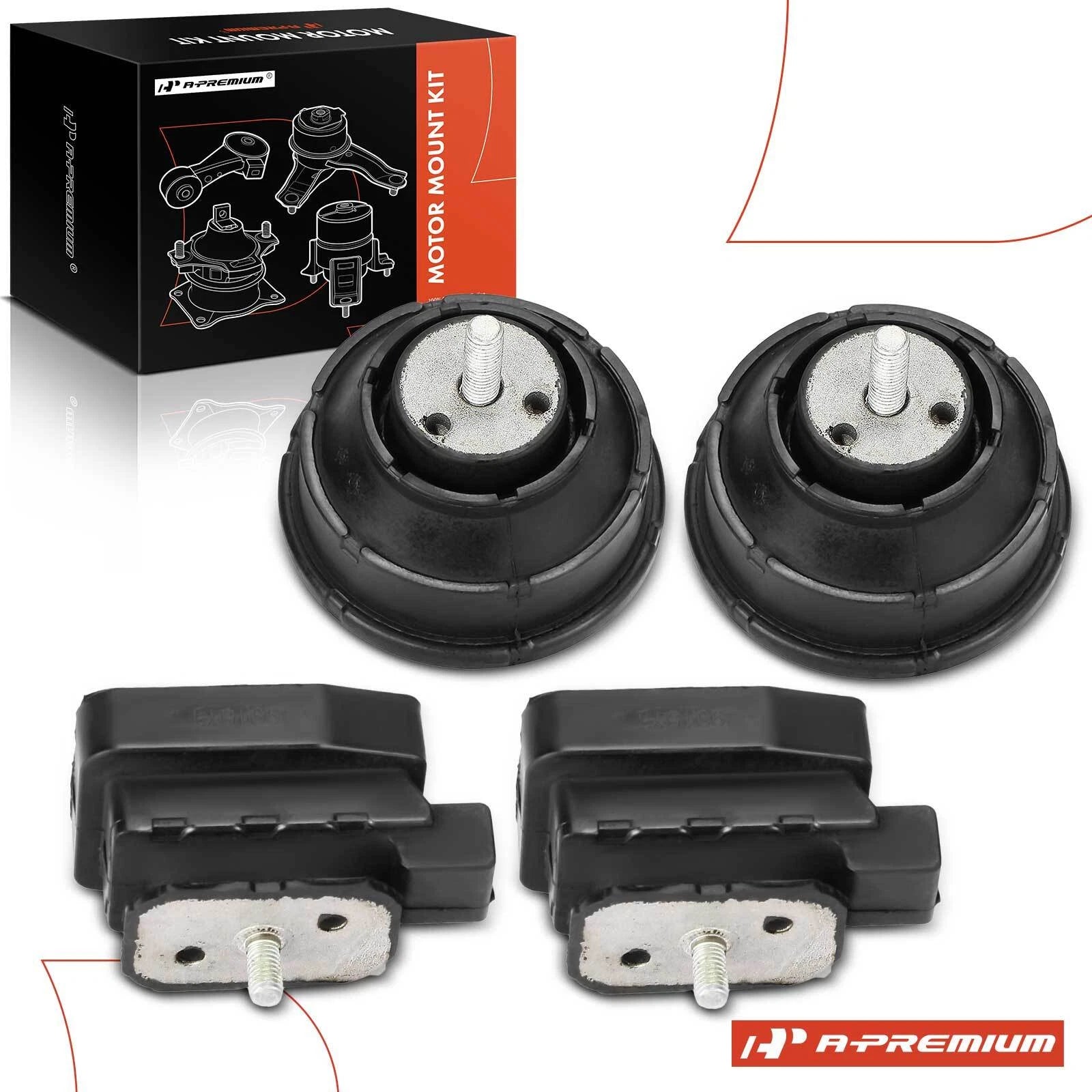 Set of 4 Engine Motor & Transmission Mounts for BMW M3 (2008–2013)