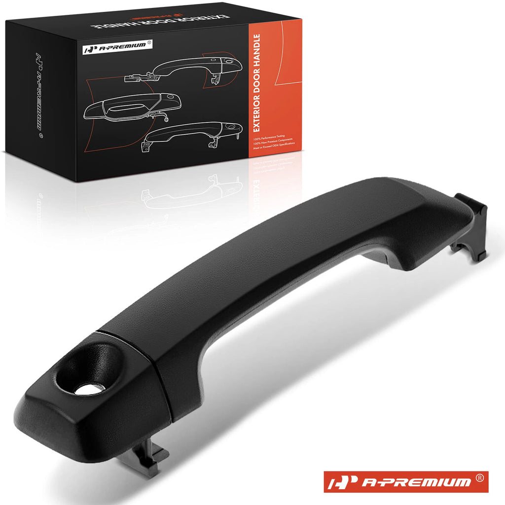 Exterior Door Handle Front Black for Toyota Tundra (2007-2019)