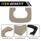 Center Console Cup Holder Pad for Ford F-150 (1997–2003) Brown