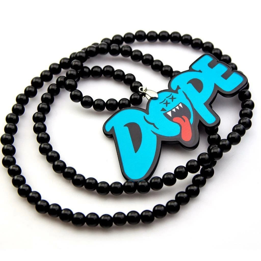 Ghost Letter Dope Car Rearview Mirror Hanging Charm for JDM Mario (---)