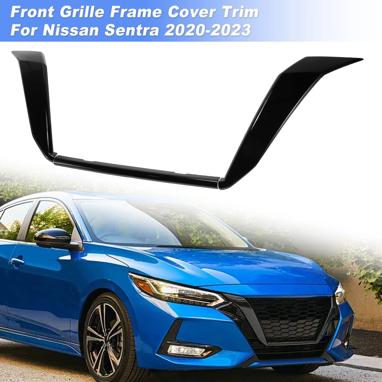 Set of 1 Front Grill Trim Cover for Nissan Sentra (2020–2023)
