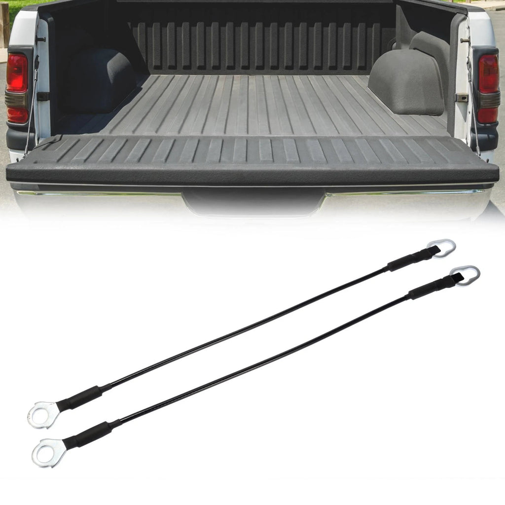 Pair Rear Tailgate Cables for Ford F-100 F-150 F-250 F-350 (1987–1997)