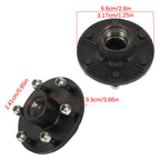 Set of 4 6-Lug Trailer Wheel Hub Kit for 3500 lb Axle