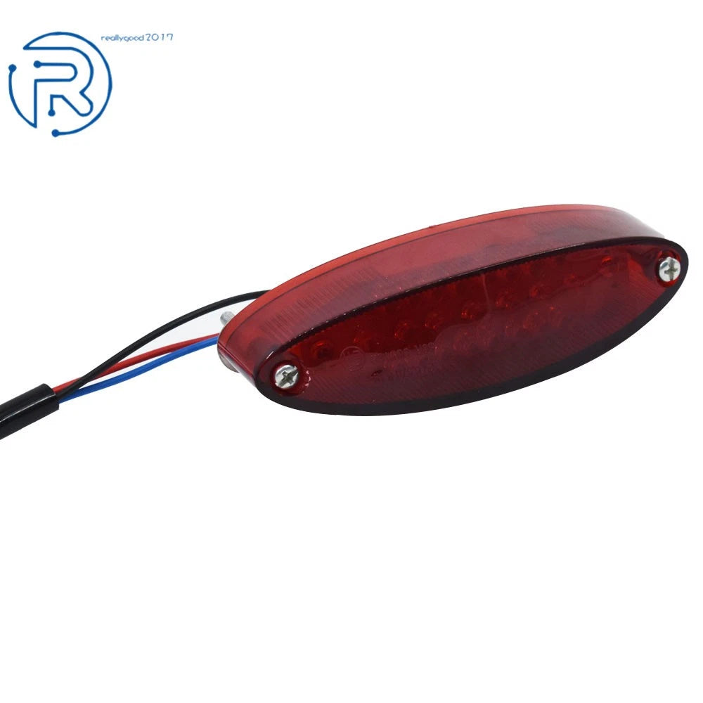 LED Brake Stop Running Tail Light for Universal Motorcycle Bobber ATV Dirt Bike