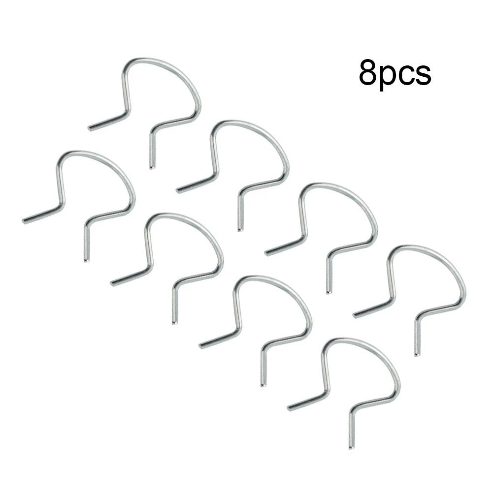 8PCS Door Handle Window-Crank Retainer Horseshoe Clip Set for Chevrolet Pontiac
