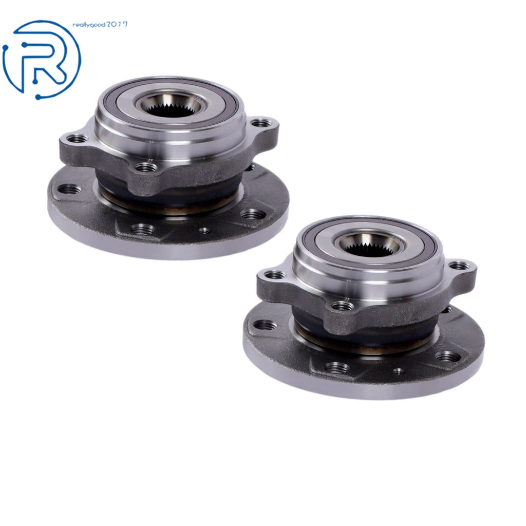 2X Front Wheel Hub & Bearing Assembly for Volkswagen Passat Jetta Tiguan